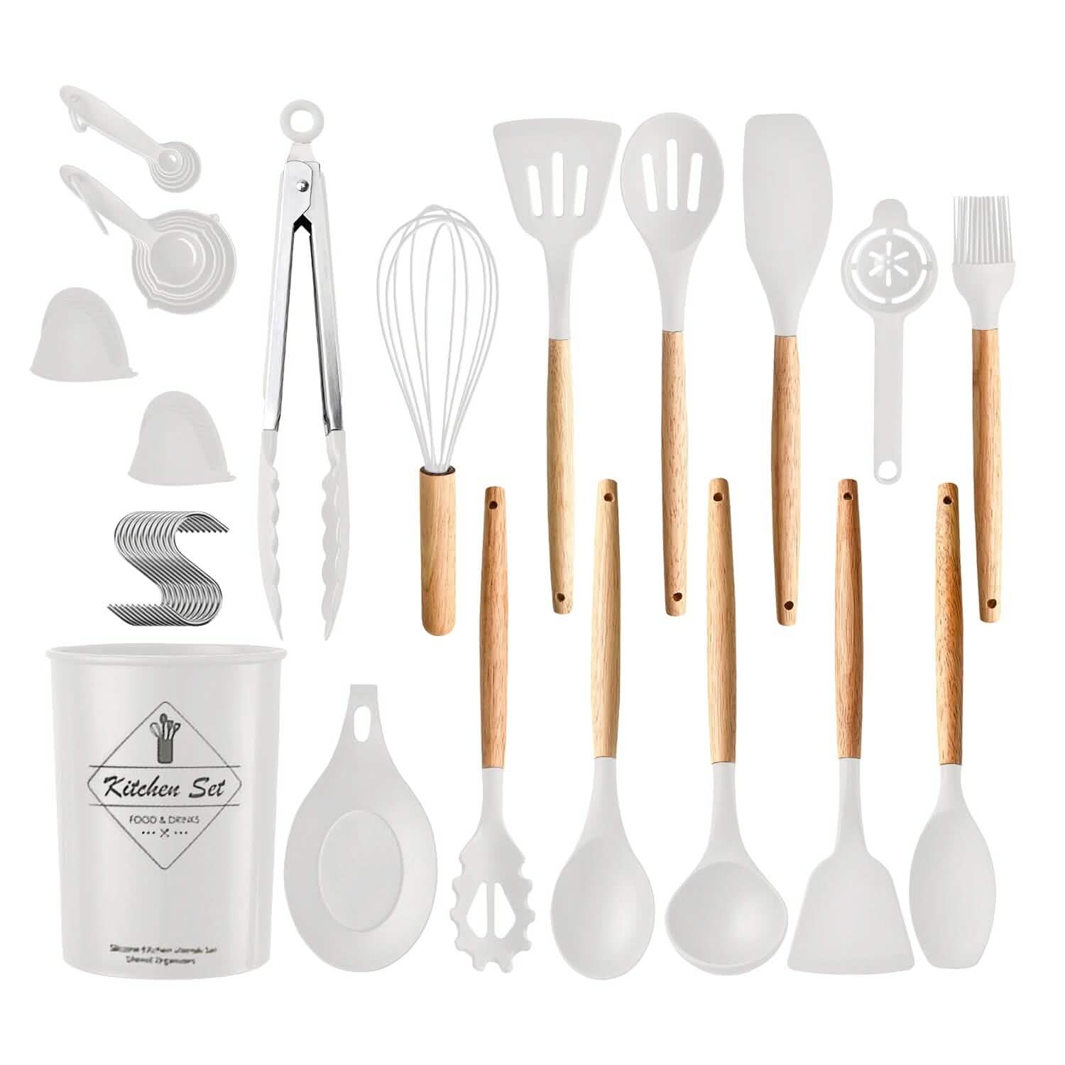35-Pieces: Kitchen Cooking Utensils Set